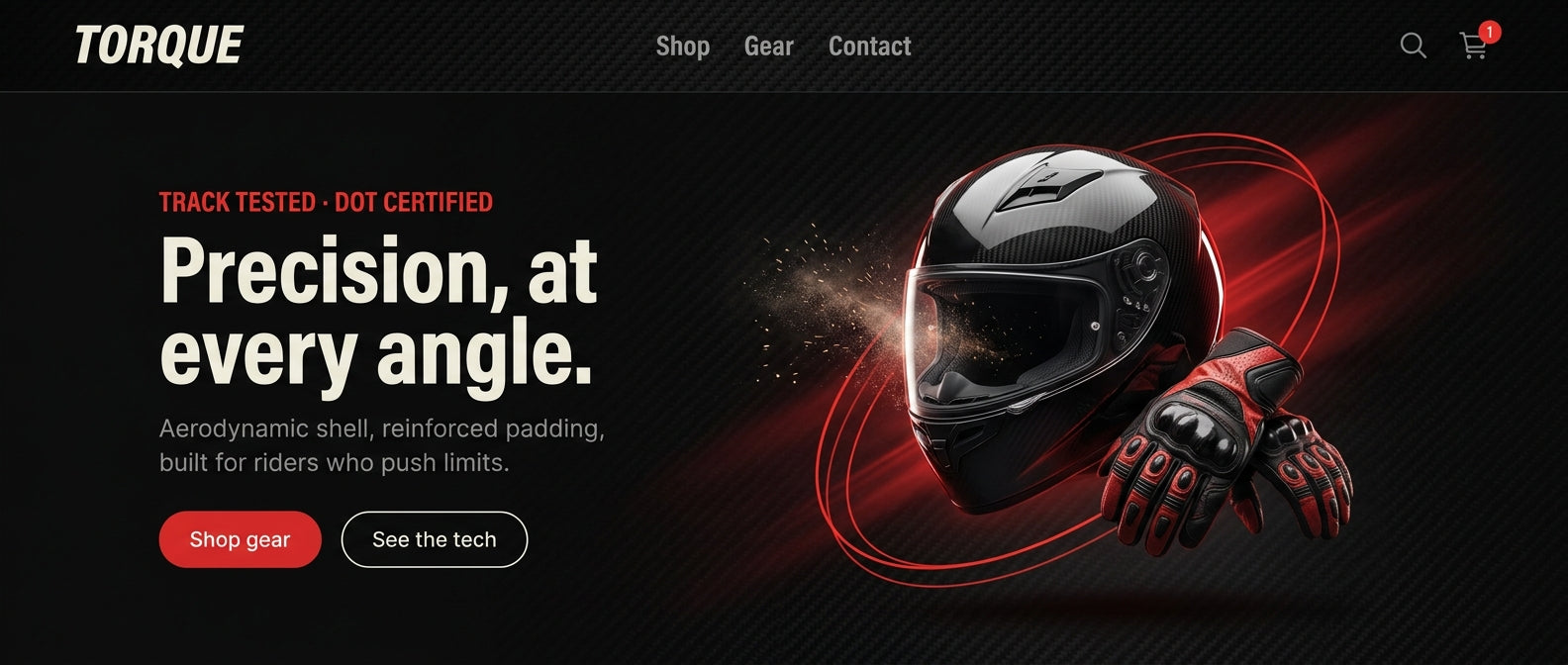 Motorcycle gear — custom build